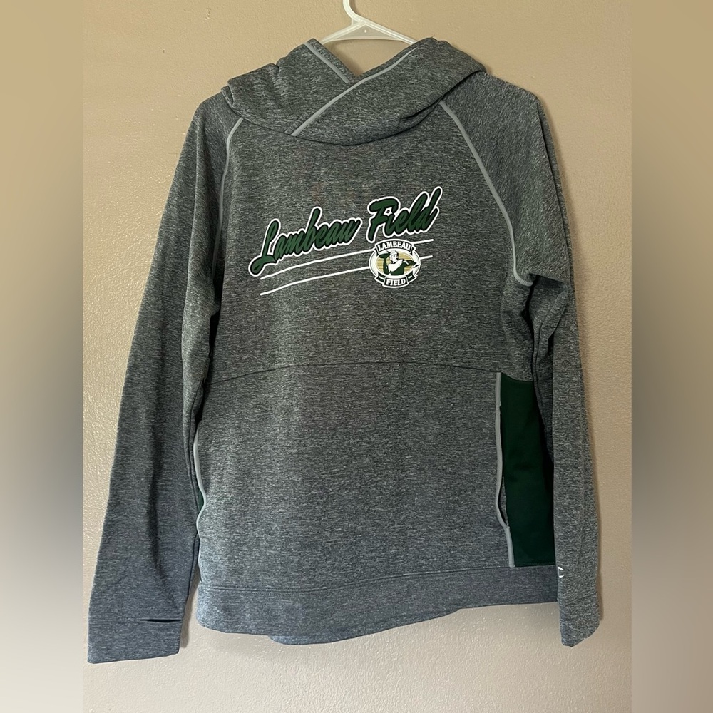 NWT Champion Lambeau Field Women’s Hoodie - Gray, Size XL
